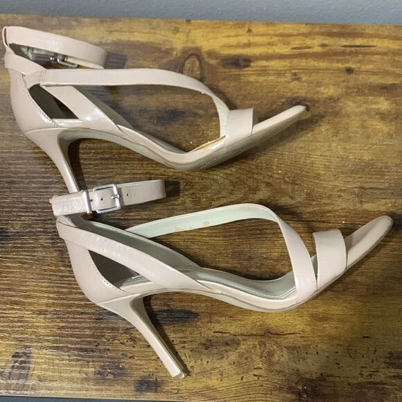BCBGeneration Nude Strappy Heels Size 7.5 - Picture 5 of 9